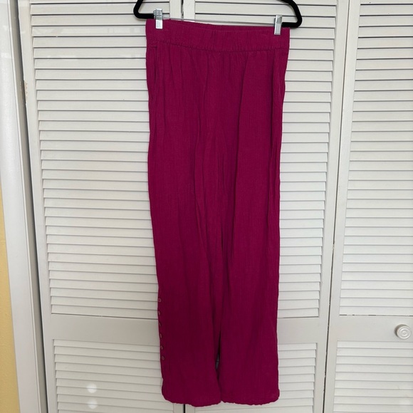 Soft Surroundings Fuchsia Pants - Picture 3 of 4